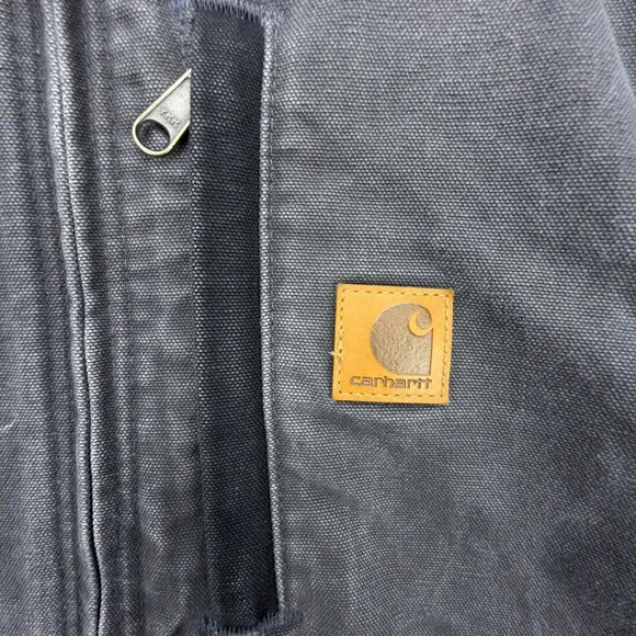 Carhartt Knoxville Hooded Vest Fleece Lined Mens Medium 101687 029 Shadow Gray - Picture 9 of 10